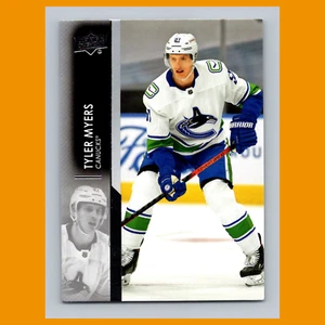 Tarjeta de hockey Tyler Myers #177 2021 Upper Deck Vancouver Canucks NHL CASI NUEVA - Imagen 1 de 3