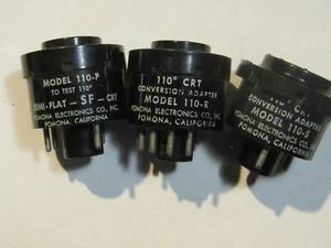 Juego de 3 adaptadores de conversión Pomona CRT modelos 110-9, 110-R y 110-S - Imagen 1 de 3