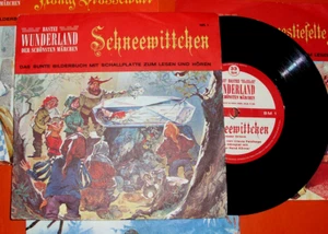 Bastei Wunderland   Schneewittchen Vinyl  SINGLE ZUM BUCH  MÄRCHEN  7'' - Imagen 1 de 1