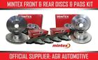 Mintex Front + Rear Discs And Pads For Peugeot 308 1.6 Td 110 Bhp 2007-13