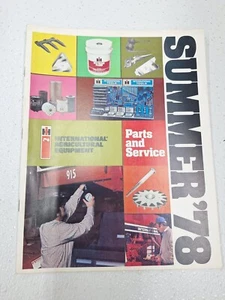 Vintage Original 1978 IH International Harvester Summer Parts Service Book Guide - Picture 1 of 10