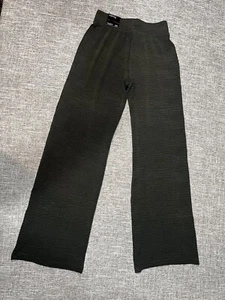 Alfani SZ PP Women’s Olive Green Pull On Crinkle Wide Leg Pants stretch - Picture 1 of 6