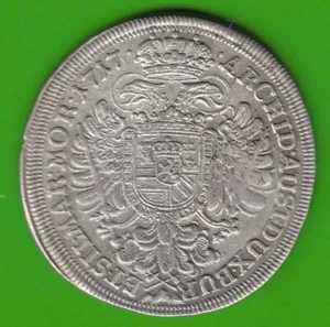 Münze Silber Habsburg RDR 1/2 Taler 1717 Kuttenberg in ss-vz selten nswleipzig - Bild 1 von 3