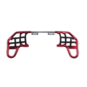 Tusk Comp Series Nerf Bars Red With Black Webbing For HONDA TRX 450R 2004-2009 - Picture 1 of 5