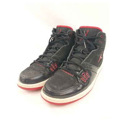 Zapatillas altas Air Jordan 1 Flight negras rojas Jumpman para hombre talla 12 Foto 1 de 4
