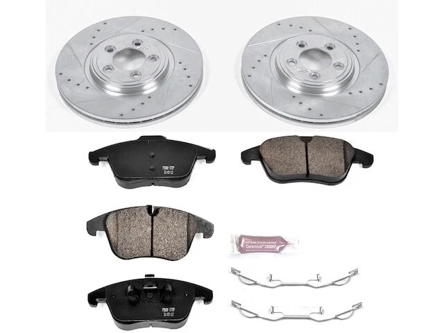 Front Brake Pad and Rotor Kit For 2009-2010 Jaguar XF GC792NM Foto 1 de 1