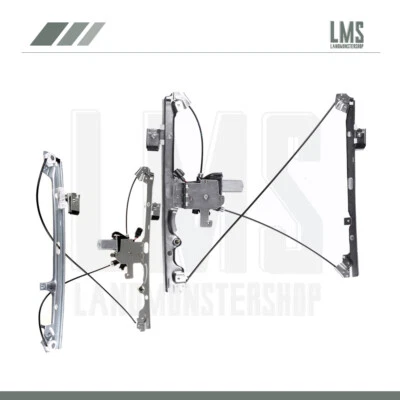 Juego regulador ventana eléctrica delantero con motor para Chevrolet Silverado 1500 1999-07 Foto 1 de 4