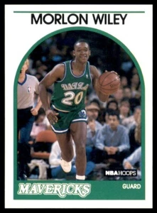 1989-90 Hoops Morlon Wiley Rookie Dallas Mavericks #247 - Picture 1 of 2
