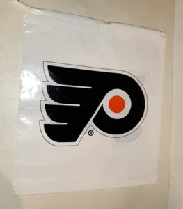PHILADELPHIA FLYERS NHL HOCKEY TEAM 2 SIDED LOGO WHITE DRAWSTRING PLASTIC BAG - Picture 1 of 2