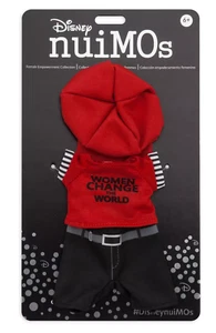 Disney NuiMOs Conjunto Rojo Mujeres Cambiar el Mundo Camiseta con Pantalones Negros Sombrero Rojo - Imagen 1 de 2