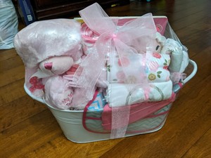 basket baby shower gift