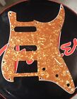 Fits Fender® Stratocaster USA MIM HSS 11-Hole - 3 Ply Orange Gold Pearloid! NEW!