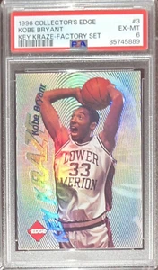1996 Collector's Edge Key Kraze Factory Set #3 Kobe Bryant - PSA 6 EX-MT - Bild 1 von 1
