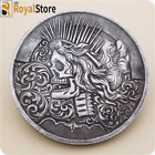 hobo nickel coin skull Collectibles ENGRAVING ART gift free shipping