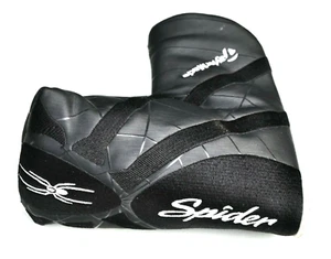 TaylorMade Spider Blade Putter Headcover Black White Embroidered Golf Equipment - Picture 1 of 2
