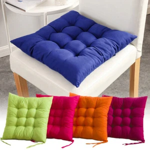 Seat Pad Dining Room Kitchen Chair Seat Cushions Tie On Pad Soft Cushion StyleX1 - Picture 1 of 18
