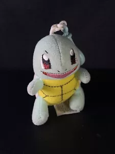 Tomy Pokemon Squirtle Plüschtier Rucksack Clip Schlüsselanhänger 3 Zoll weiches Plüschtier EXZ - Bild 1 von 6