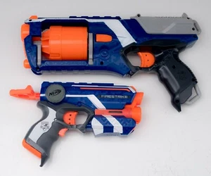 Blaster y pistola Firestrike Nerf n-strike Elite, coleccionable. - Imagen 1 de 12