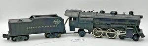 Gilbert American Flyer S Gauge #308 Atlantic Locomotive & Tender - 1956 Only - Picture 1 of 17