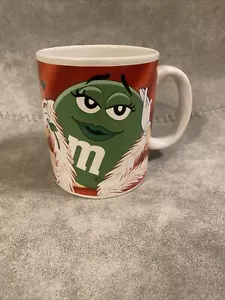 Taza de café coleccionable de cerámica M&M Candy Miss Green - Imagen 1 de 4