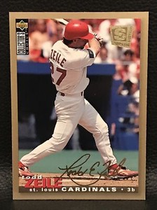 1995 Collector's Choice SE Gold Signature #74 Todd Zeile Cardinals *MKCards*