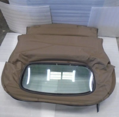 DK802208 1997-2003 JAGUAR XK8 CONVERTIBLE SOFT TOP ROOF COVER ASSEMBLY BROWN OEM Foto 1 de 4