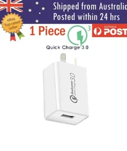 Fast charge USB AC Wall Home Charger 5V 3A Power Adapter AU Plug Phone - Picture 1 of 6