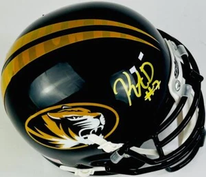 KRIS ABRAMS-DRAINE SIGNED MISSOURI TIGERS MINI HELMET MIZZOU AUTOGRAPH COA K1 - Picture 1 of 1