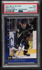 2001 ITG Be A Player Memorabilia Sapphire /100 Brett Hull #92 PSA 10 GEM MT HOF