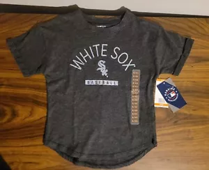 Chicago White Sox Girl's T-Shirt Gray Size 6/6X New With Tags MLB Genuine Merch. - Picture 1 of 11