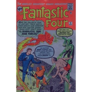 Fantastic Four 6 Facsimile Foil Variant Marvel Comics - Imagen 1 de 1