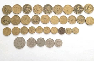 Lot (34) Old Brasil Coins (1919-1947) Various Denominations - Picture 1 of 12