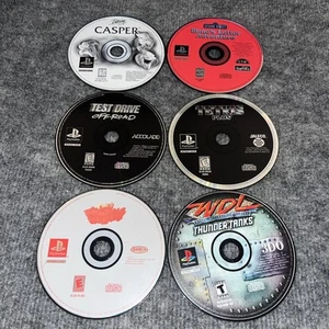 Sony Ps1 Lot of 6 Loose Disc Only Games Playstation 1 Video Game Lot - Picture 1 of 4