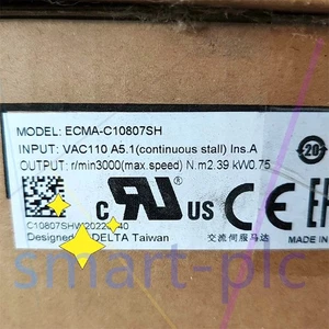 NEW Delta ECMA-C10807SH Servo Motor ECMAC10807SH Expedited Shipping - Picture 1 of 3