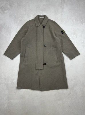 RARE! Vintage Stone Island 1995 AW Archive Long Coats Wool Made Italy Jacket 90s - Image 1 of 4