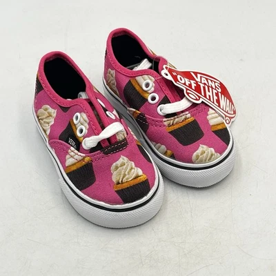 Vans розовый кексы поздно ночью ребенка ясельного возраста туфли размер 4 ребенка ясельного возраста ограниченного тиража новый - Изображение 1 из 4