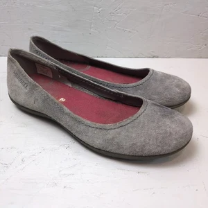 Merrell Womens Shoes Size 8 Slip On Ballet Flats Comfort Suede Neutral Gray - Picture 1 of 9