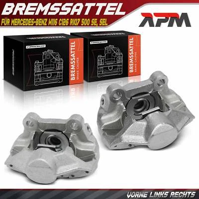 2x Pinza de freno trasera L+R 38mm para Mercedes-Benz W126 500 SE SEL C126 R107 C107 - Imagen 1 de 4