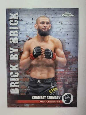 2024 Topps Chrome UFC - BRICK BY BRICK #BYB-16 KHAMZAT CHIMAEV - Image 1 of 2