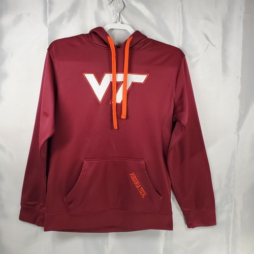 VETEMENTS Felpa con cappuccio Knights Apparel Virginia Tech Hokies logo ricamato pesante adulto taglia S