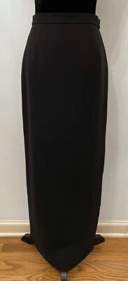 Maxi falda lápiz recta Joseph Ribkoff Creations para mujer talla 8 tejida negra  Foto 1 de 4