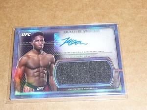2019 Topps UFC MUSEUM COLLECTION HAKEEM DAWODU AUTOGRAPH/AUTO RELIC /75 O7883