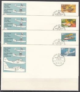 Canadá Scott 843-6 FDC - botes voladores - Imagen 1 de 1