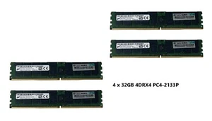 Lote 4, HP 32GB 4DRX4 PC4-2133P-L Samsung | Hynix Server Memory Ram 752372-081 - Imagen 1 de 1