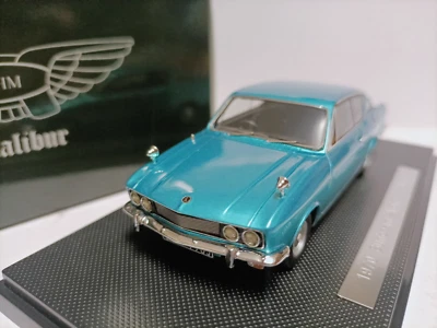 Coche modelo BHM 1/43 Sunbeam Alpine Fastback 1970 resina azul Foto 1 de 4