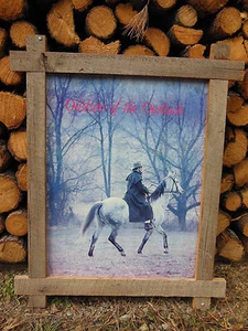 OILSKINS OF THE OUTBACK Framed Western Rider Advertisement Print for Coats - Picture 1 of 2