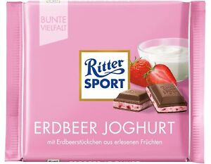 Ritter Sport Strawberry Yogurt-Pack of 3