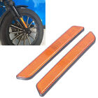 For Harley Touring Lower Legs Sliders Dyna Glide 2X Front Fork Leg Reflectors