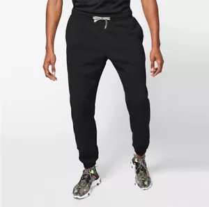 36" 38" PIERNA EXTRA LARGA Negro Puño Correr Joggers Gimnasio Pantalones Hombres Grande Alto - Imagen 1 de 2