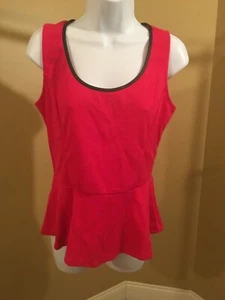 Miss Tina (Tina Knowles) - Schößchen Top mit Kunstlederbesatz Rosa Medium 8-10 - Bild 1 von 3